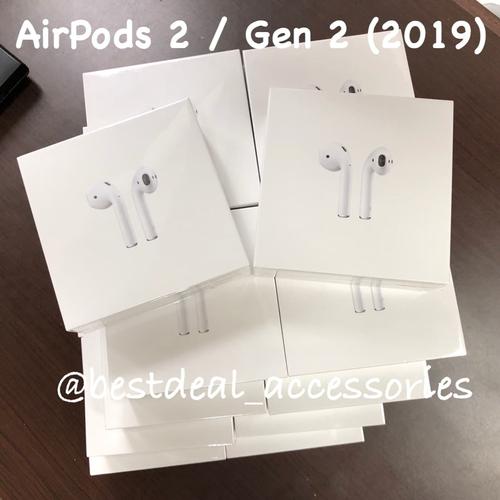 Foto Produk Apple AirPods 2 (2nd Gen) 2019 BNIB Promo Price for iPhone Xs iPad Pro dari Bestdeal Accessories