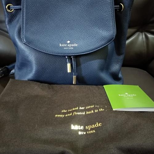 Jual Kate spade Backpack in Navy Second 