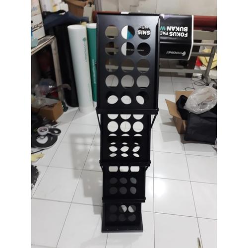 Jual rak brosur besi 4 susun hitam - Jakarta Utara - bothportable ...