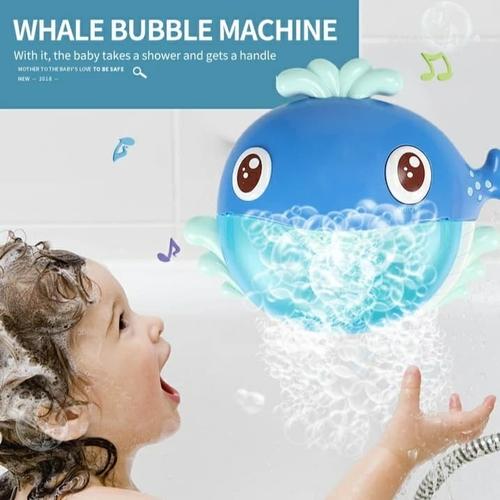 Foto Produk Mainan Anak Mandi WHALE BUBBLE MACHINE/Mesin Ikan Paus Pembuat Busa dari lovely kayy