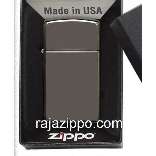 Jual Zippo Original 20492 Slim Black Ice High Polish Made In USA