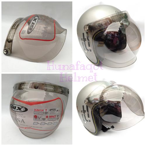 Foto Produk KACA VISOR CEMBUNG HELM RETRO KLASIK BOGO CARGLOS GIX NASA dari Huna Faqot Helmet