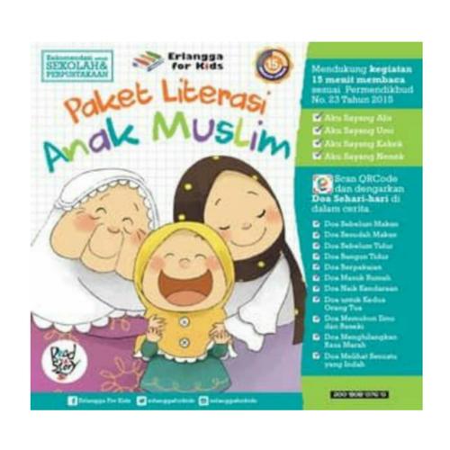 Foto Produk Buku Anak Paket Literasi anak Muslim - Erlangga for Kids dari baca lagi