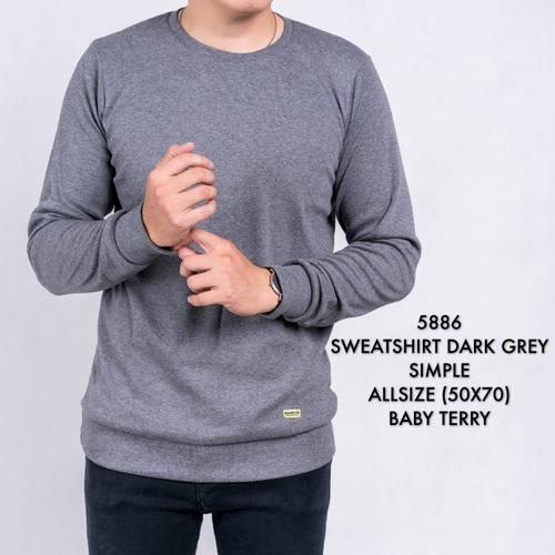 Foto Produk Baju Kaos Lengan Panjang | Sweatshirt Sweater Cowok dari ALJOSA