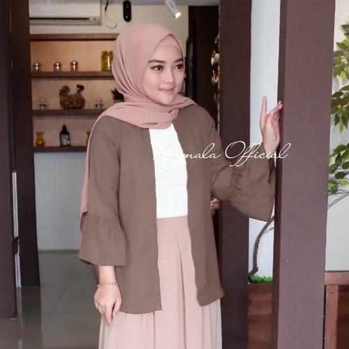 Gambar Reza Long Cardigan long outer tunik bolero balzer panjang kardigan dari BUNGKUSAN LUCU Kab. Jepara Tokopedia