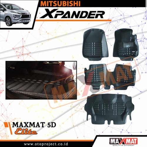 Foto Produk Karpet mobil maxmat 5d tipe elite black Xpander 2018-2019 dari Mega Oriental Motor