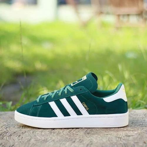 Jual ADIDAS CAMPUS DARK GREEN/WHITE 