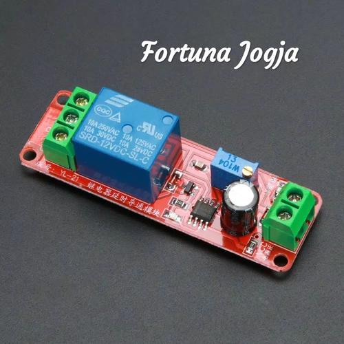 Foto Produk Modul DC 12V Pull Delay Timer NE555 Switch Relay Adjustable Module dari Fortuna Jogja