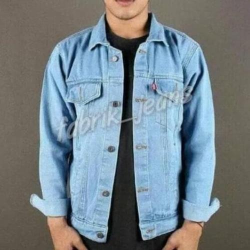 Foto Produk Terlaris Jaket Jeans (Promo) Jaket Levis Cowok Bioblitz / Jaket Jeans dari Rina Nurliana1