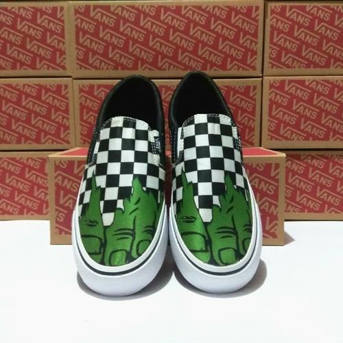 sepatu vans marvel hulk