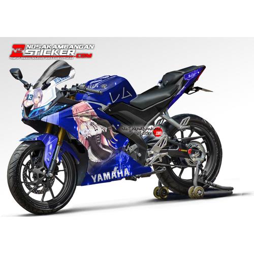 Jual Decal Motor Sticker Motor Yamaha R15 V3 Anime Ram Biru - Graftac ...