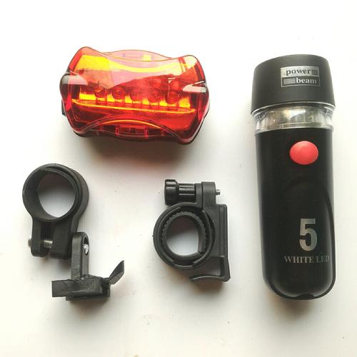 Foto Produk Bicycle 5 LED Lamp / Lampu Sepeda Depan & Belakang / Senter Sepeda dari agungcycle