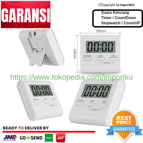 Foto Produk Digital Timer Kitchen Magnetic LCD - Pengatur waktu masak dari Importku