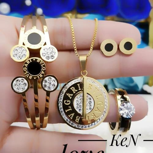 Jual Titanium Set Perhiasan Lapis Emas 24k 154d Kota Palembang Kevin Joshe Perhiasan Xuping Dan Titanium Tokopedia