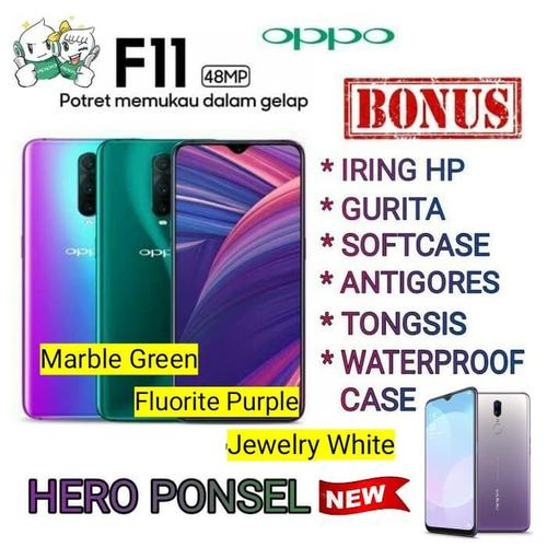 Foto Produk OPPO F11 RAM 4/128 GARANSI RESMI OPPO INDONESIA - Demo Tanpa Dus dari HERO PONSEL.