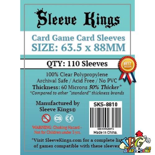 Gambar Sleeve Kings Card Game Card Sleeves (63.5x88mm) - 110 Pack, - MTG Size dari TokoBoardGame Kota Administrasi Jakarta Utara Tokopedia