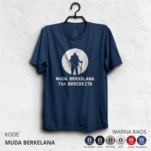 Foto Produk Kaos Pendaki MUDA BERKELANA - Merah, XXL dari adventurecloth