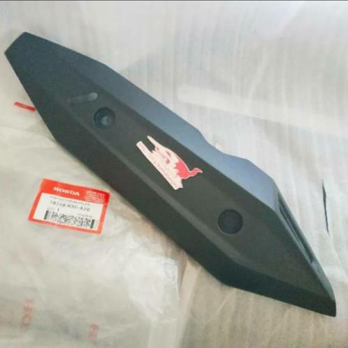 Foto Produk Tameng Pelindung Cover Knalpot Vario 125 150 ESP Ori AHM 18318K59A70 dari Bengkel Motor Honda