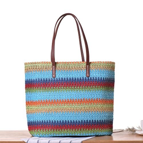 Jual NEW ! Rainbow Striped Shoulder Bag 