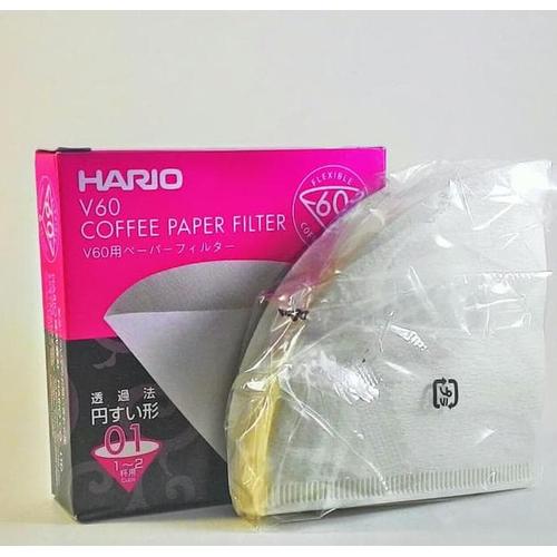 Foto Produk New Saringan Kopi Hario V60 Coffee Paper Filter VCF-01-40W dari Ungul Darminto