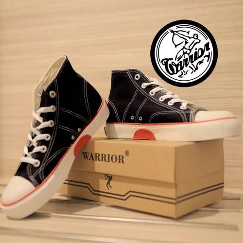 Foto Produk Sepatu Warrior Classic Hitam Putih (Black White) dari sepatu kodachi