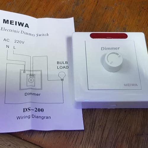 Jual Dimmer Lampu AC 220Volt Meiwa 10A Jakarta Pusat