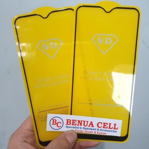 Foto Produk TEMPERED GLASS FULL LEM 9D VIVO Y12 NEW 2019 UKURAN REAL dari BenuaCell
