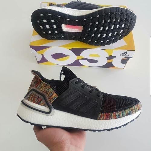 multicolor running shoes