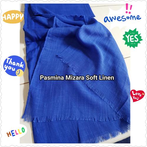 Foto Produk Pasmina Mizara Soft Linen Pashmina Hijab Jilbab Halus Scarf Kerudung dari Kampung Kerudung