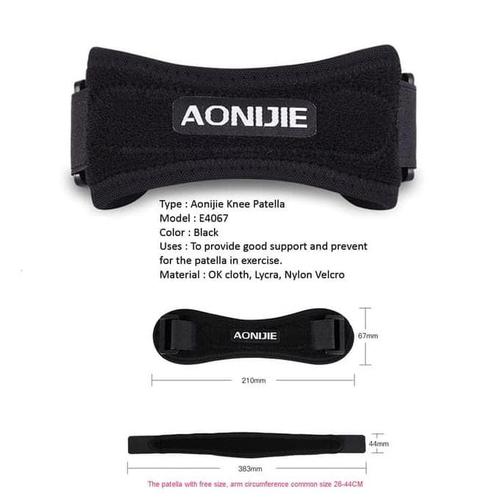 Foto Produk New Aonijie E4067 Knee Protector Patella Band - Pelindung Lutut Deker dari Yunasri shop