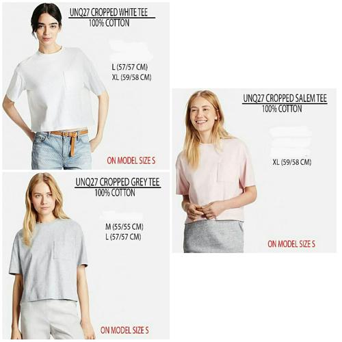 Blouse Uniqlo Shortsleeves Crop Top 