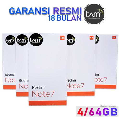 Foto Produk Xiaomi Redmi Note 7 4/64GB Garansi TAM Resmi - RAM 4GB 4 GB 4/64 GB dari ramdany