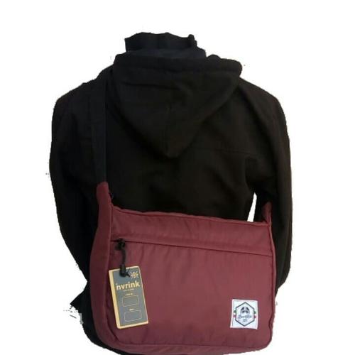 Foto Produk Tas slingbag sling bag Selempang pria Born to Ride - Abu-abu dari L Habib
