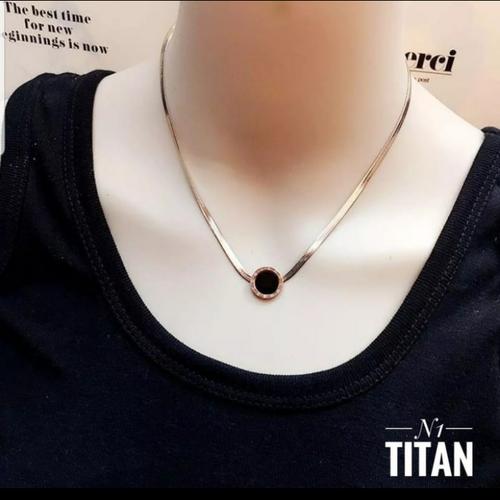 Foto Produk titanium kalung lapis emas 24k 2420 dari kevin joshe perhiasan xuping dan titanium