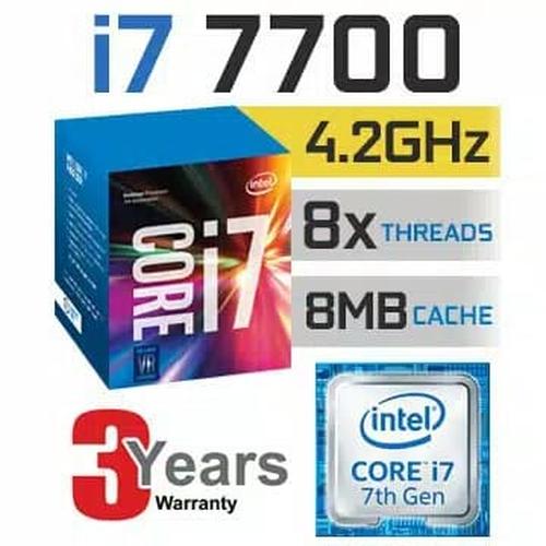 Gambar processor Intel Core i7 7700 Kabylake 3.6Ghz Up to 4.2Ghz LGA 1151 Box dari Buci Buci Kab. Deli Serdang Tokopedia