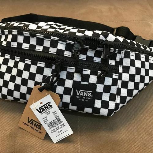 checkerboard vans fanny pack