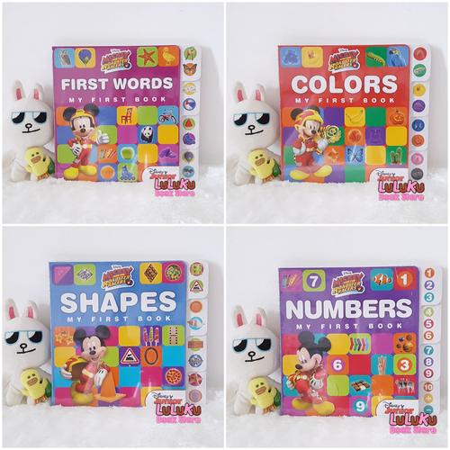 Foto Produk Buku Edukasi Anak - Disney Mickey My First Book ada 4 judul - Shapes dari LuLuKu Book Store