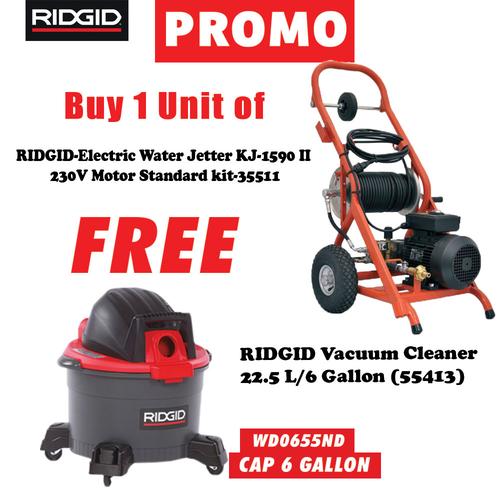 Jual PROMO RIDGIDElectric Water Jetter KJ1590 II 230V Motor Standard