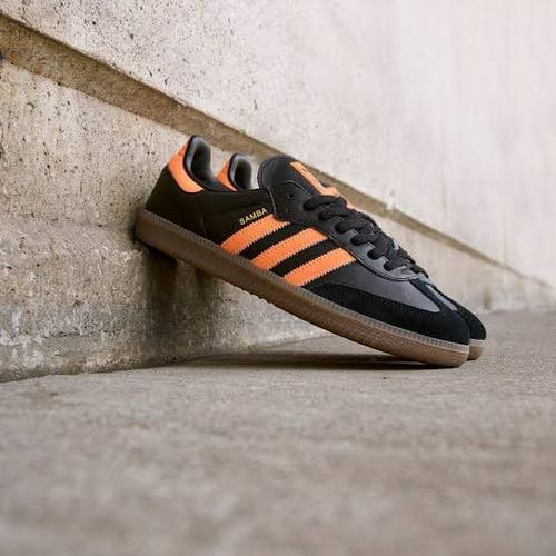 adidas samba og black orange