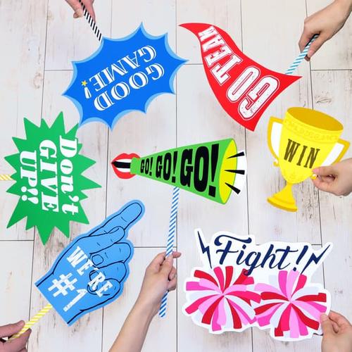 Jual Photo Booth Props: Sports Cheering Papercraft - Kab. Bekasi ...