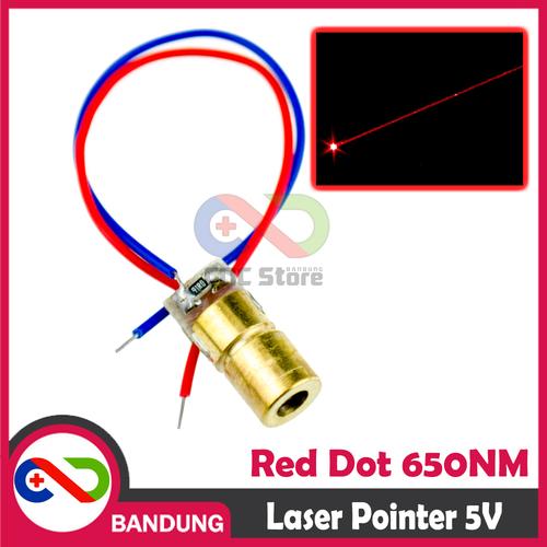 Jual [CNC] LASER POINTER RED DOT 5V 650NM FOR ARDUINO UNO R3 MEGA NANO