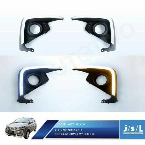 Gambar LED lampu DRL all new Ertiga 2018 fog lamp cover DRL dari Buci Buci Kab. Deli Serdang Tokopedia
