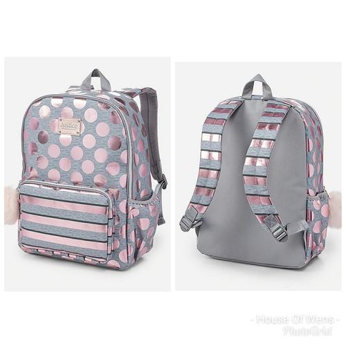 rose gold justice backpack