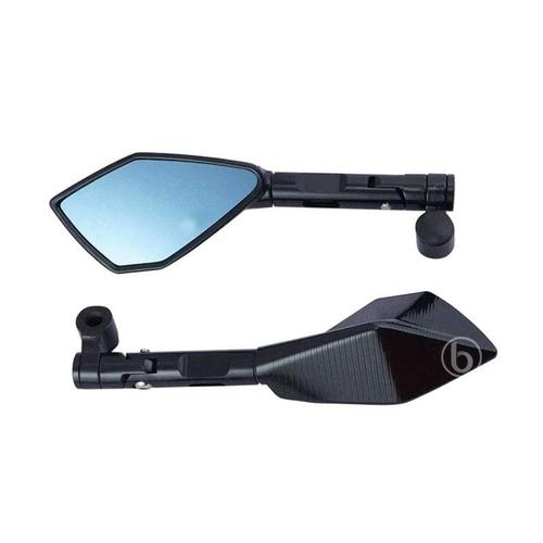 Foto Produk CNC Agras Fairing Tomok Kaca Spion Motor for PCX 150 cc - Hitam dari Lamtotamastore
