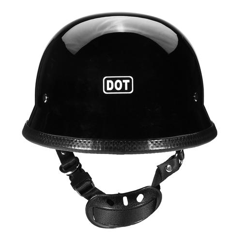 DOT Jerman Style Motor Half Face Helmet 
