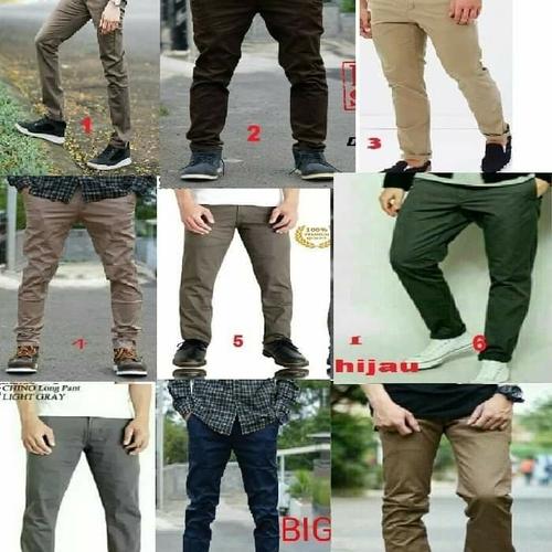 Foto Produk Celana Chino Panjang Jumbo / Big Size lengkap Semua Warna dari sepatu azer