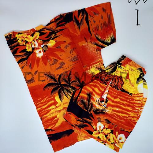 Foto Produk Setelan Baju Pantai Anak Laki-Laki Baju Anak Cowok Rayon Bali kode I - No 1 usia 1-3 dari Bhatara Collections