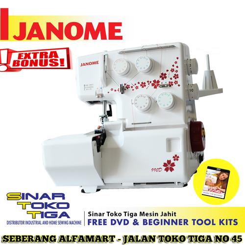 Jual Janome 990d Mesin Jahit Tepi Obras 4 Benang Neci Rollsum 990 D Jakarta Barat Sinartokotiga45 Tokopedia
