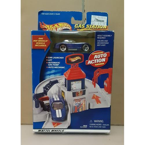 Jual Hot Wheels GAS STATION Set (C)2000 Mattel USA, LANGKA Jakarta Barat Toko Diecast 123