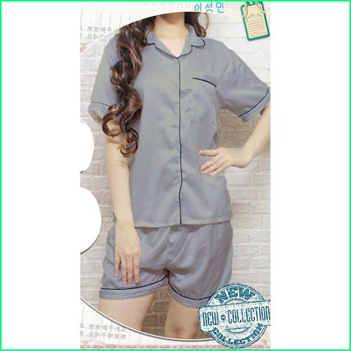 Foto Produk BAJU TIDUR PIYAMA TERMURAH! PAJAMAS ABU TUA / ORGANIK PALING DICARI dari bajutidur71